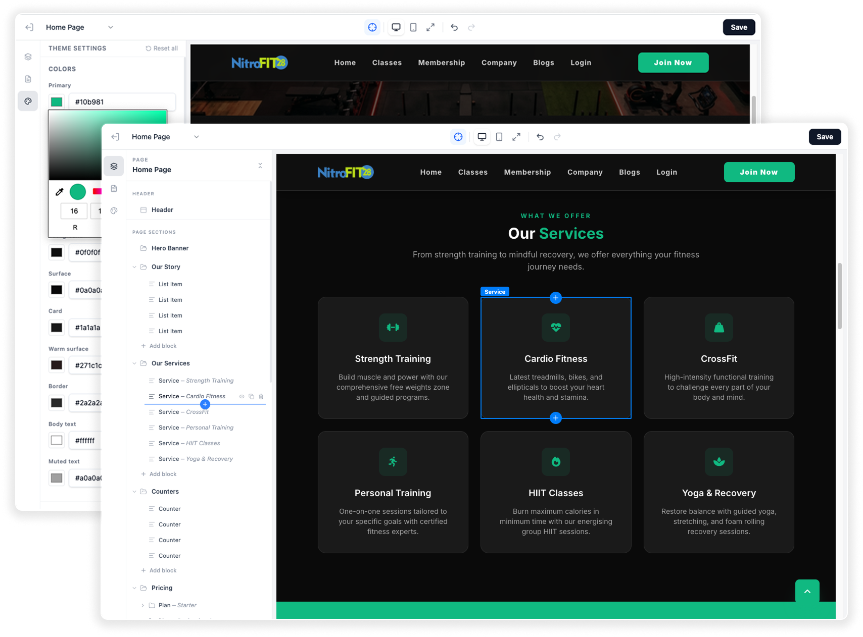 Website Builder & Themes